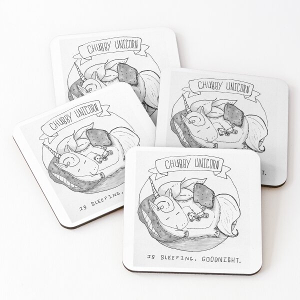 Item preview, Chubby unicorn is sleeping designed and sold by Gigihann.