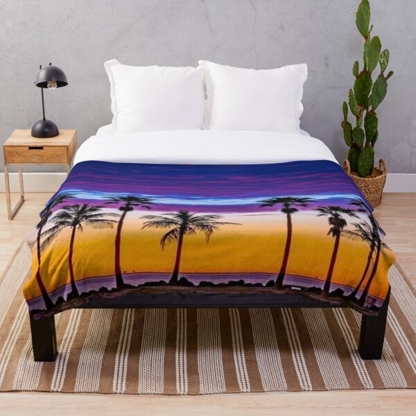 Item preview, Evening Sky Lovely Colors. Coconut Trees designed and sold by PatilDesigns.