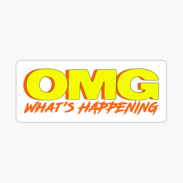 OMG was passiert Ava Max Sticker