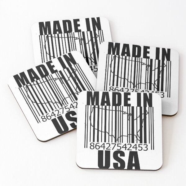 Item preview, Made in USA proud American barcode designed and sold by GoodyLeo.