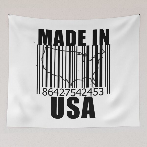 Item preview, Made in USA proud American barcode designed and sold by GoodyLeo.