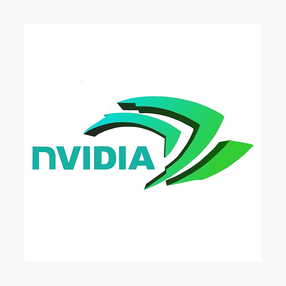 Nvidia Logo Poster By Francesbonnie Redbubble