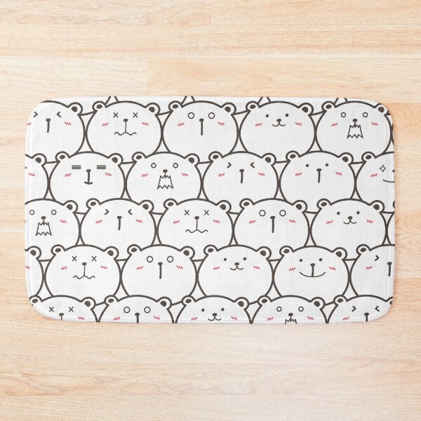Item preview, Cute Doodle Cartoon Monochrome Teddy Bears designed and sold by Vector Scout Lab.
