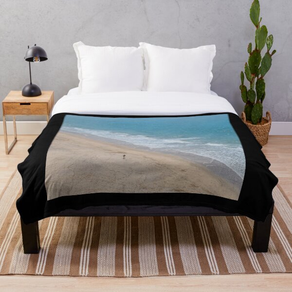 Item preview, Alone at Beach. Sea Waves designed and sold by PatilDesigns.