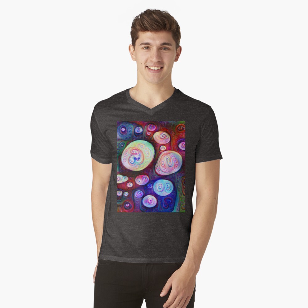 Item preview, V-Neck T-Shirt designed and sold by blackhalt.