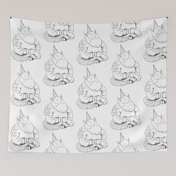 Item preview, Chubby unicorn is relaxed designed and sold by Gigihann.