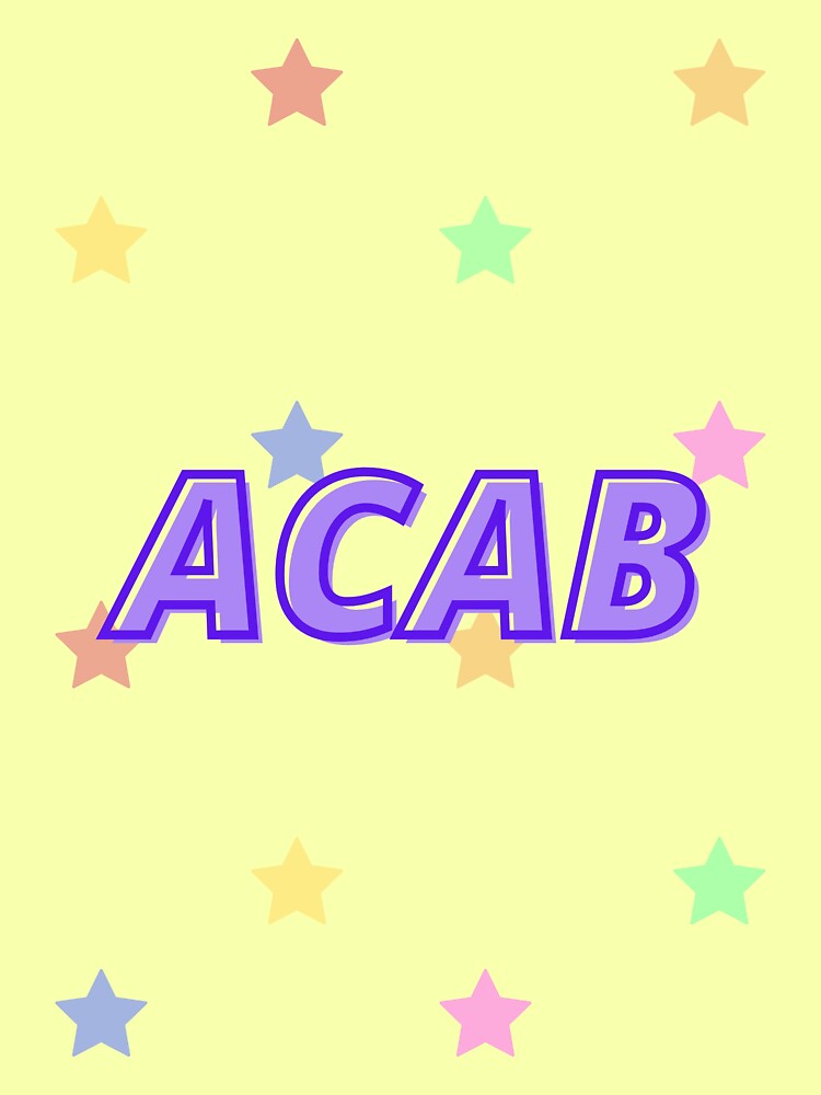 "ACAB sign/logo" Sticker for Sale by sjxoxo Redbubble