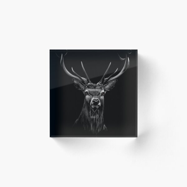 Legendary Animals Deer Acrylic Block