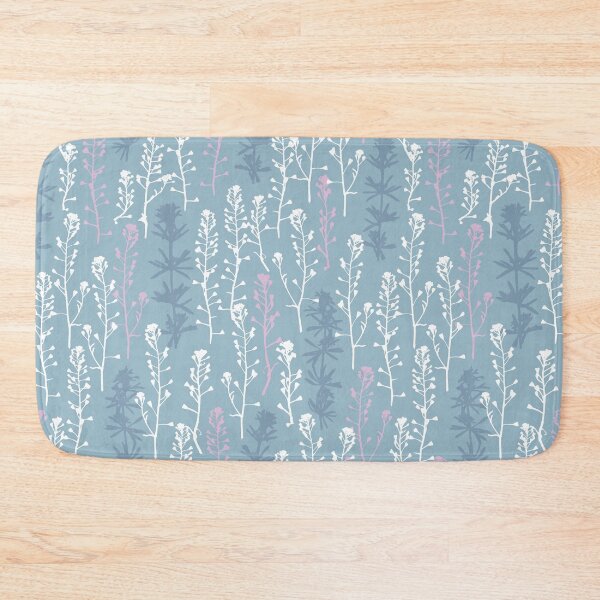 Item preview, Blue frosty. Winter. Wild herbs seamless pattern on delicate blue gray. Stay wild. Wild life designed and sold by Yulia Chepurova.