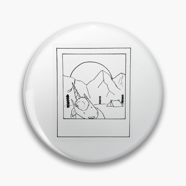 Item preview, Chubby unicorn found a camping spot designed and sold by Gigihann.