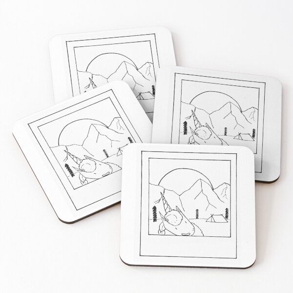 Item preview, Chubby unicorn found a camping spot designed and sold by Gigihann.