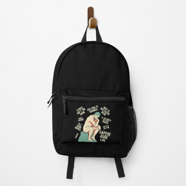 Item preview, Thinker Doing Philosophy - Funny Philosopher designed and sold by CanadianUnicorn.