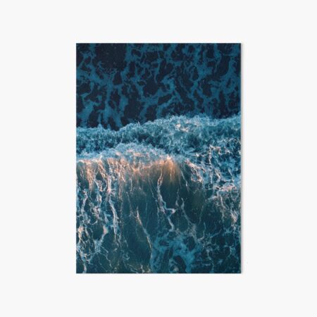 Beautiful Ocean Waves Art Board Print