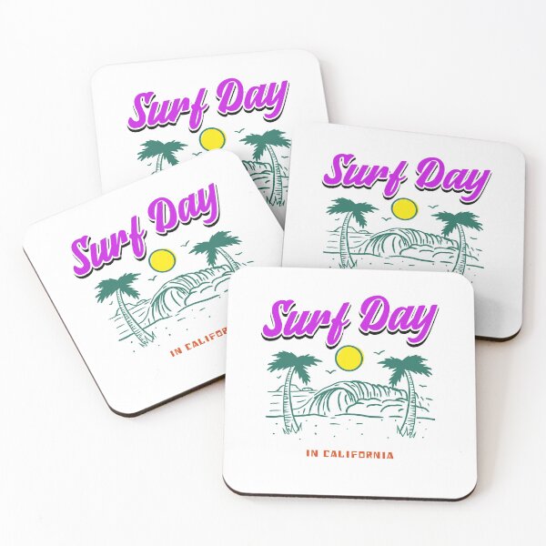 Item preview, SURF DAY IN CALIFORNIA designed and sold by TEES FUSION.