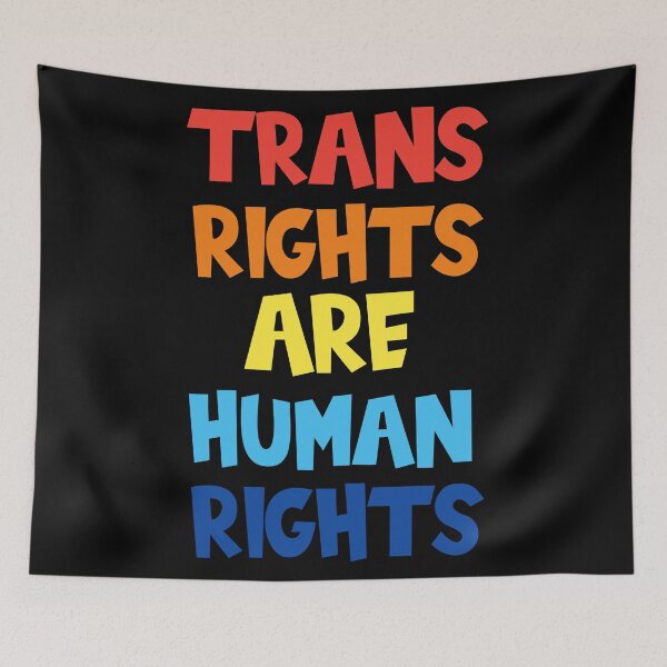 Item preview, Trans rights are human rights  designed and sold by Designhub14.