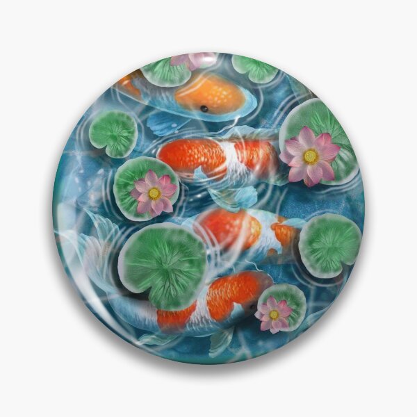 Item preview, Japanese Koi Fish Kohaku Japan Carp Pond designed and sold by SqualeForce.