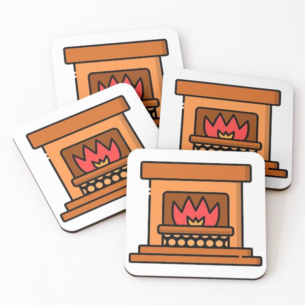 Item preview, Sitting Around Fireplace In Autumn designed and sold by icondoit.