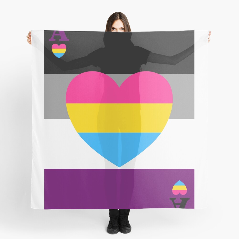 Ace Playing Card Asexual And Panromantic Scarf For Sale By Sansipansy Redbubble 2476