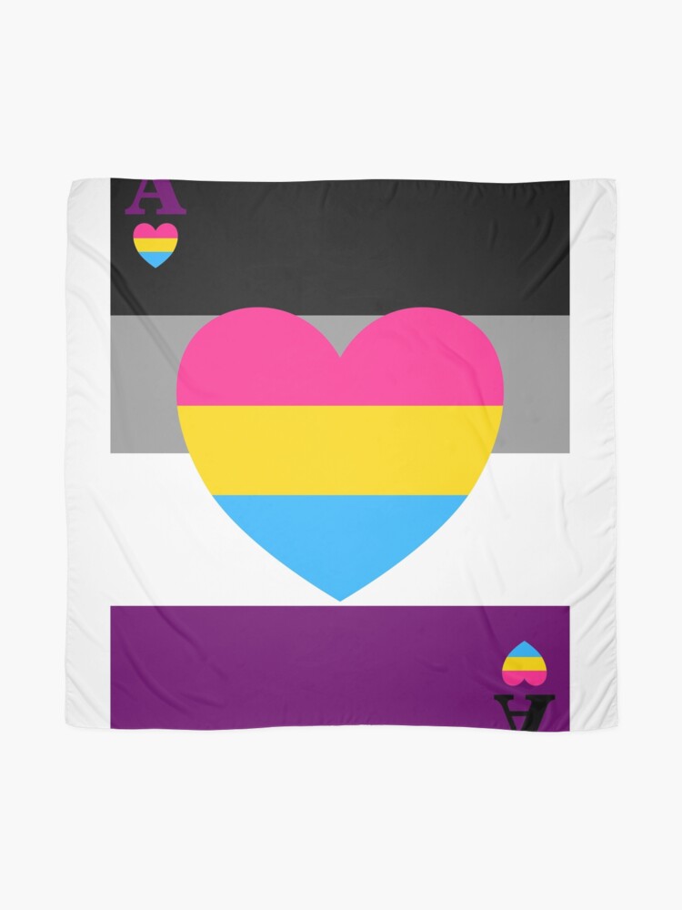 Ace Playing Card Asexual And Panromantic Scarf For Sale By Sansipansy Redbubble 5627