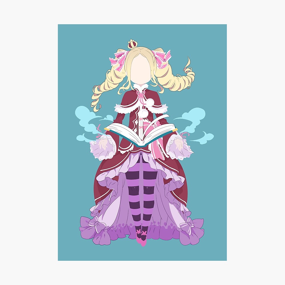 Beatrice From Re Zero Poster By Rowdygerbil Redbubble