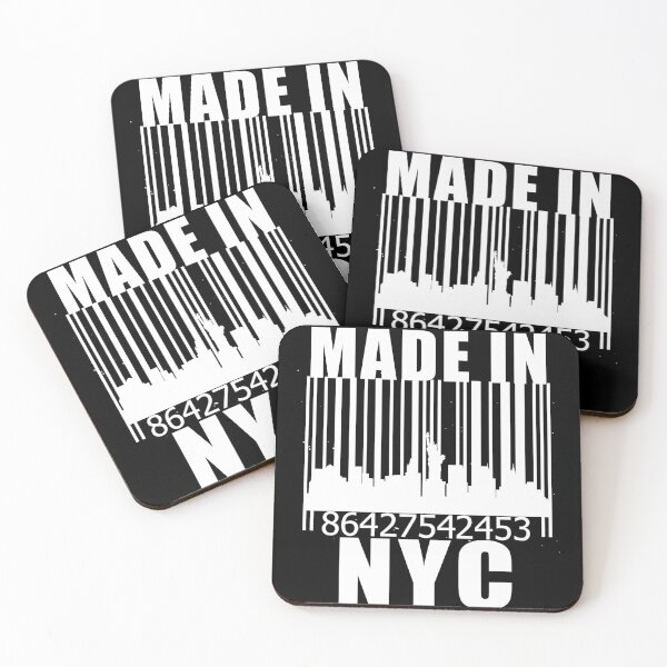 Artikelvorschau, Hergestellt in New York City NYC Skyline Barcode entworfen und verkauft von GoodyLeo.