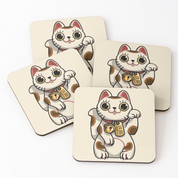 Item preview, happy maneki-neko 2 designed and sold by surrogatecode.