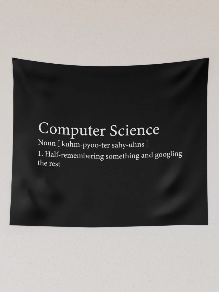 Thumbnail 2 of 3, Tapestry, Computer Science or Computing Definition designed and sold by codingpotato.