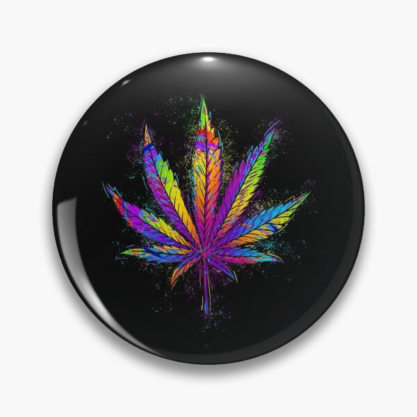 Item preview, Colorful cannabis leaf, funny gift idea, hemp designed and sold by ThommyBLN.