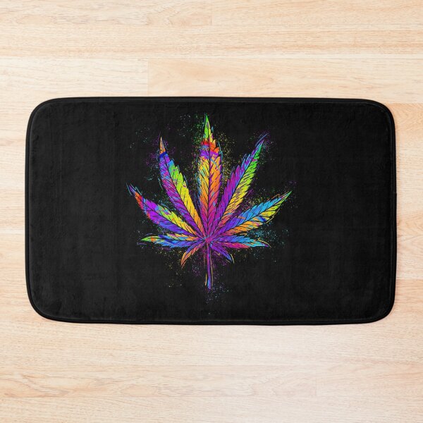 Item preview, Colorful cannabis leaf, funny gift idea, hemp designed and sold by ThommyBLN.