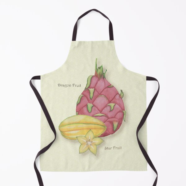 Item preview, Watercolor Exotic Dragon Fruit and Star Fruit designed and sold by Karen McFarland.