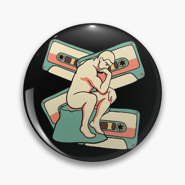 Item preview, Rodins Thinker In Vintage Colors designed and sold by isstgeschichte.