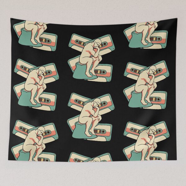 Item preview, Rodins Thinker In Vintage Colors designed and sold by isstgeschichte.