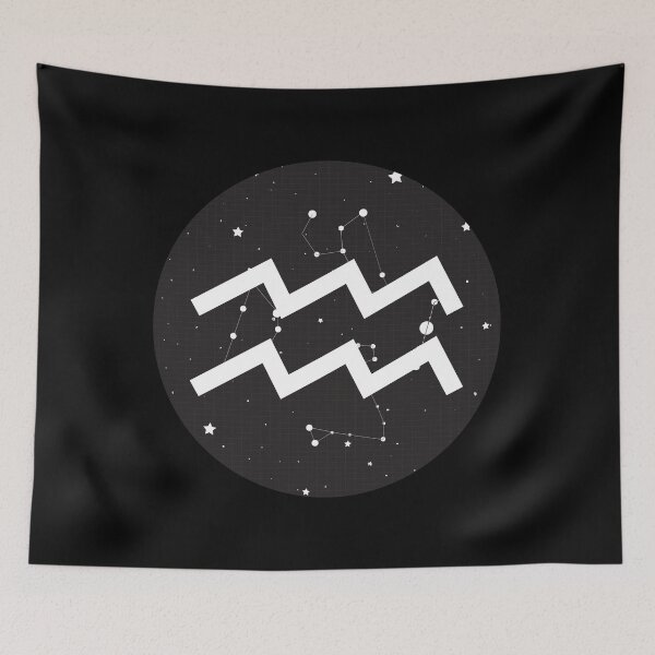 Item preview, Aquarius Zodiac Sign - Astrology Star Sky designed and sold by m95sim.