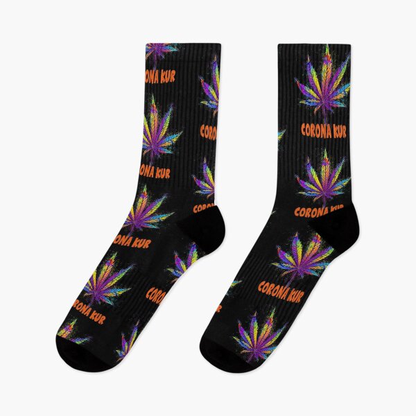 Item preview, Corona cure, colorful hemp leaf, funny gift idea, hemp designed and sold by ThommyBLN.