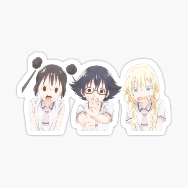 Asobi Asobase Sticker By Snailhunter66 Redbubble