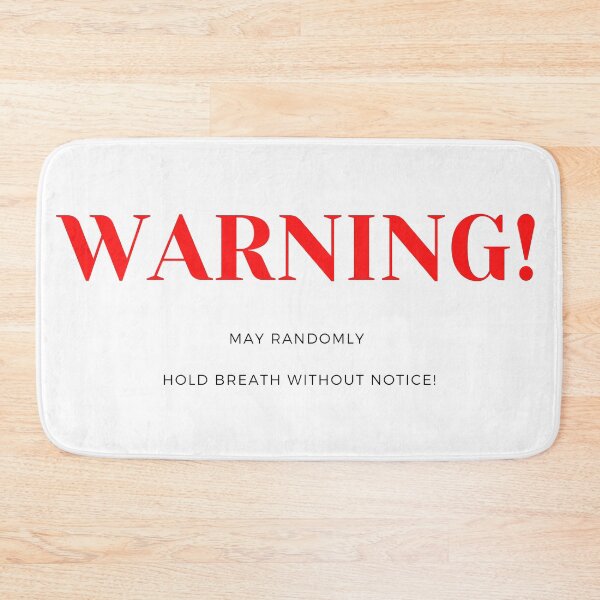 Item preview, Warning! Breath Holder! designed and sold by ocean-friends.
