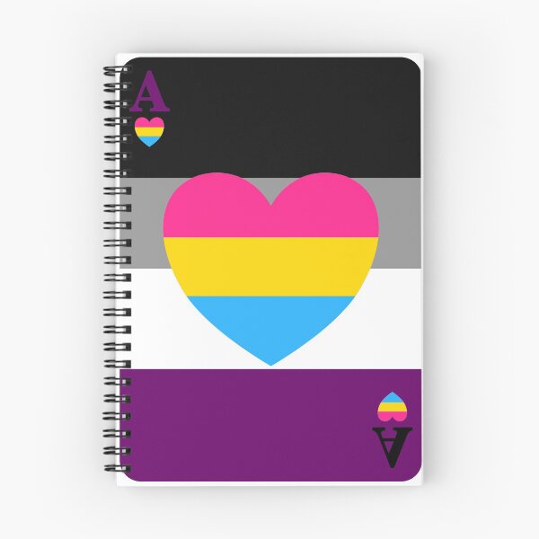 Item preview, Ace playing card Asexual and Panromantic designed and sold by sansipansy.