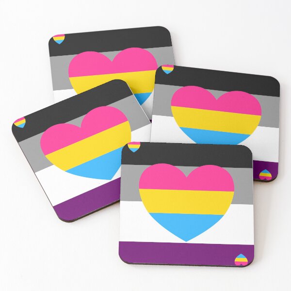 Item preview, Ace playing card Asexual and Panromantic designed and sold by sansipansy.