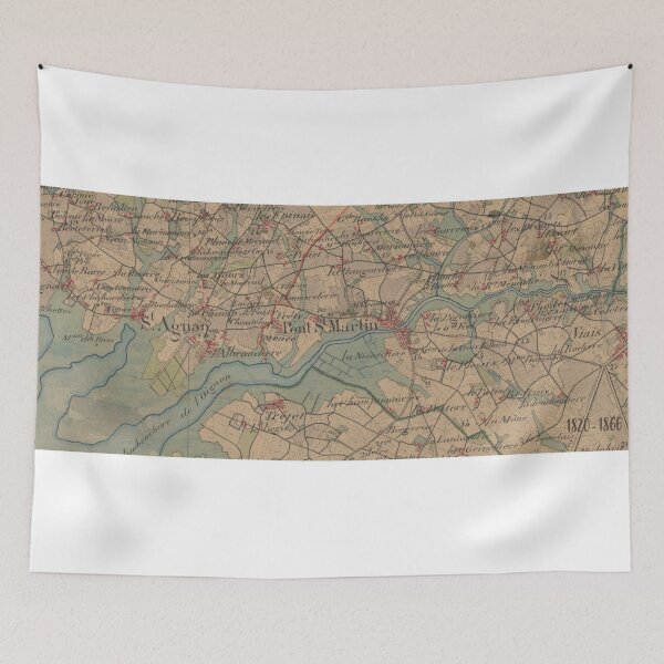 Item preview, 1820-1866 staff card PONT-SAINT-MARTIN FRANCE designed and sold by ULTRASON.
