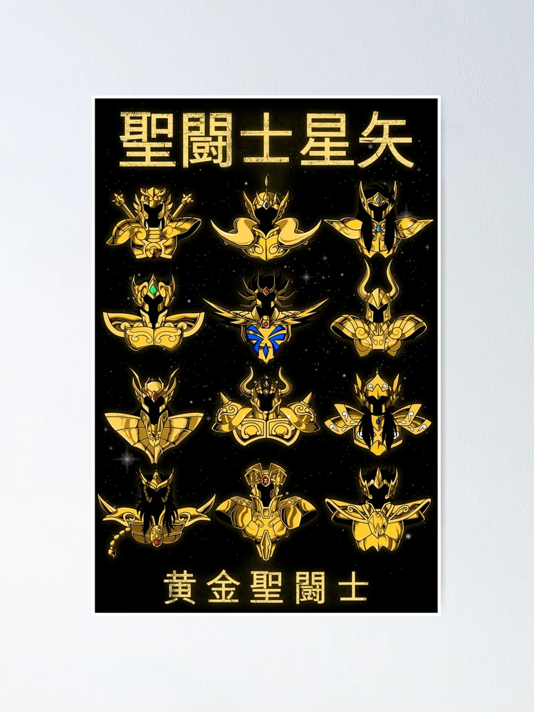 Poster Saint Seiya Gold Saints nr 1 91,5x61cm