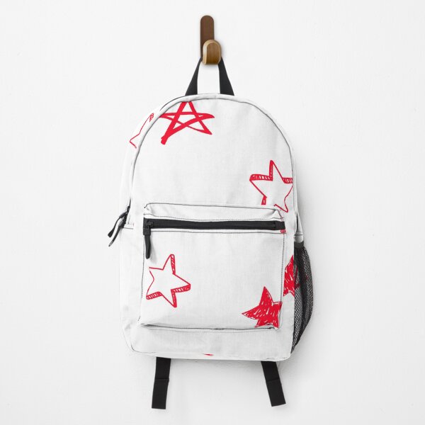 Item preview, Small red star doodle pattern designed and sold by AdelDa19.