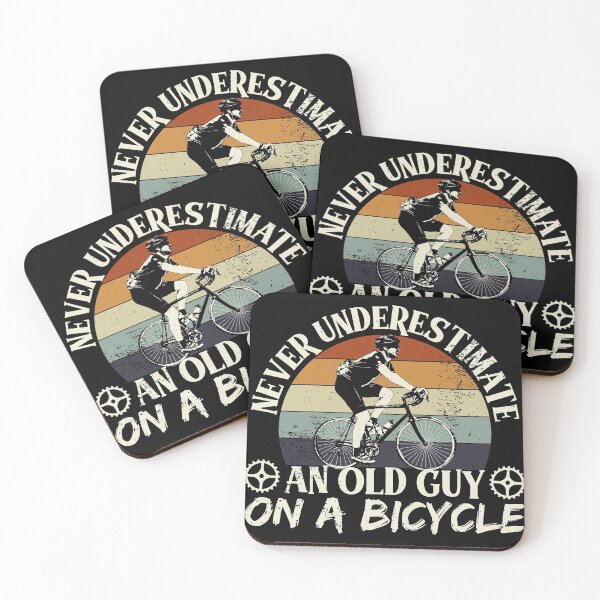 Item preview, Old Man on A Bicycle Gift design | Funny gift 4 Cyclists print designed and sold by Lisbob.