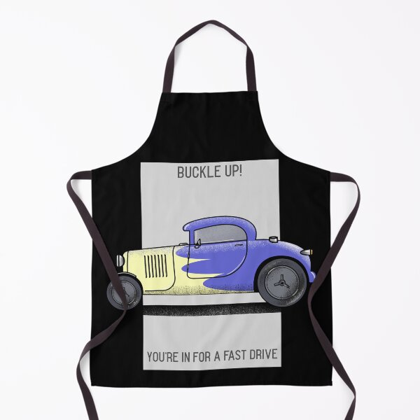 Item preview, Buckle up! You’re in for a fast drive purple / Yellow  sports car  designed and sold by Got-Ya-Bak.