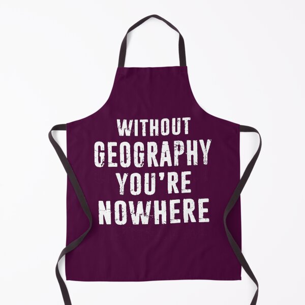 Item preview, Geography Teacher Geographer Gift - Without Geography You're Nowhere - Distressed Typography designed and sold by niftee.