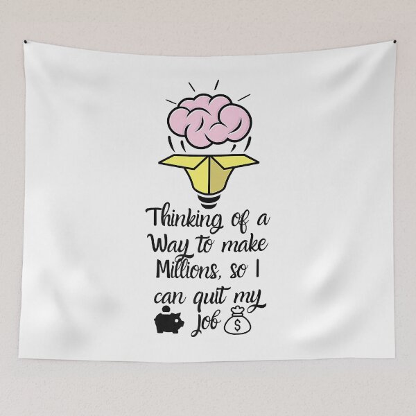 Item preview, Funny Men's Women's Money T Shirt Thinking of a Way Money designed and sold by JonesErin.