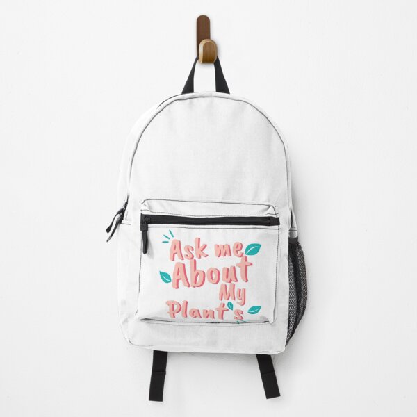 Item preview, Ask Me About My Plants Go green with pink designed and sold by justgraboncom.