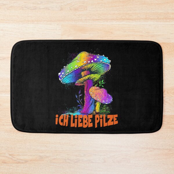 Item preview, I love mushrooms, colorful mushrooms, funny gift idea, mushrooms designed and sold by ThommyBLN.