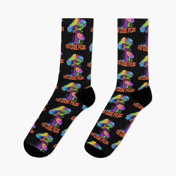 Item preview, I love mushrooms, colorful mushrooms, funny gift idea, mushrooms designed and sold by ThommyBLN.