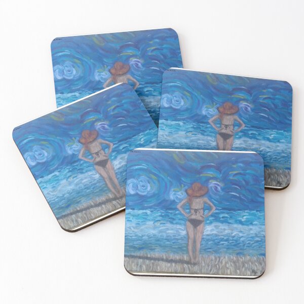 Item preview, Sun Girl sea hut sand peace designed and sold by Hanspeter Imp.