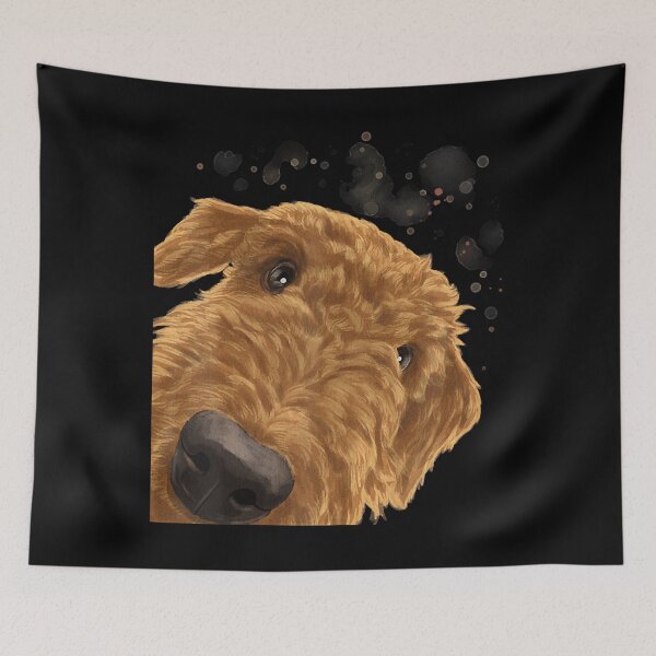 Item preview, Funny Dog Airedale Terrier designed and sold by HolmesMillie1.